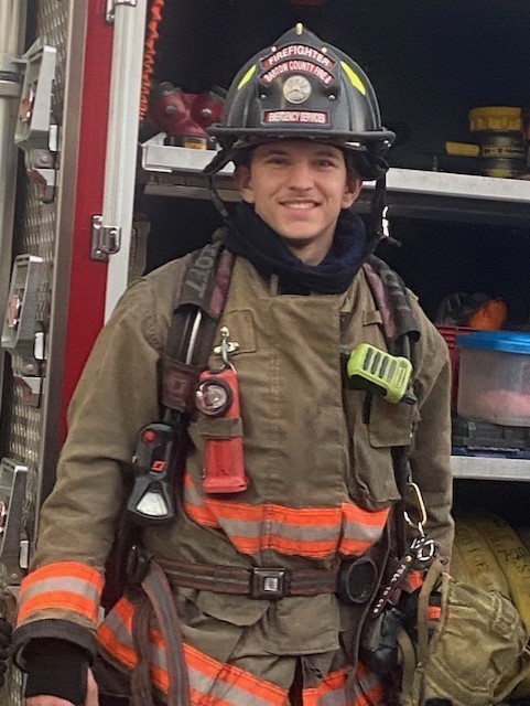 Caden Burlison Firefighter