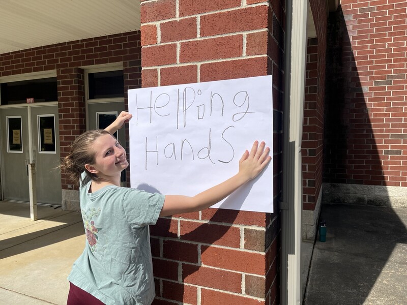 helping hands poster