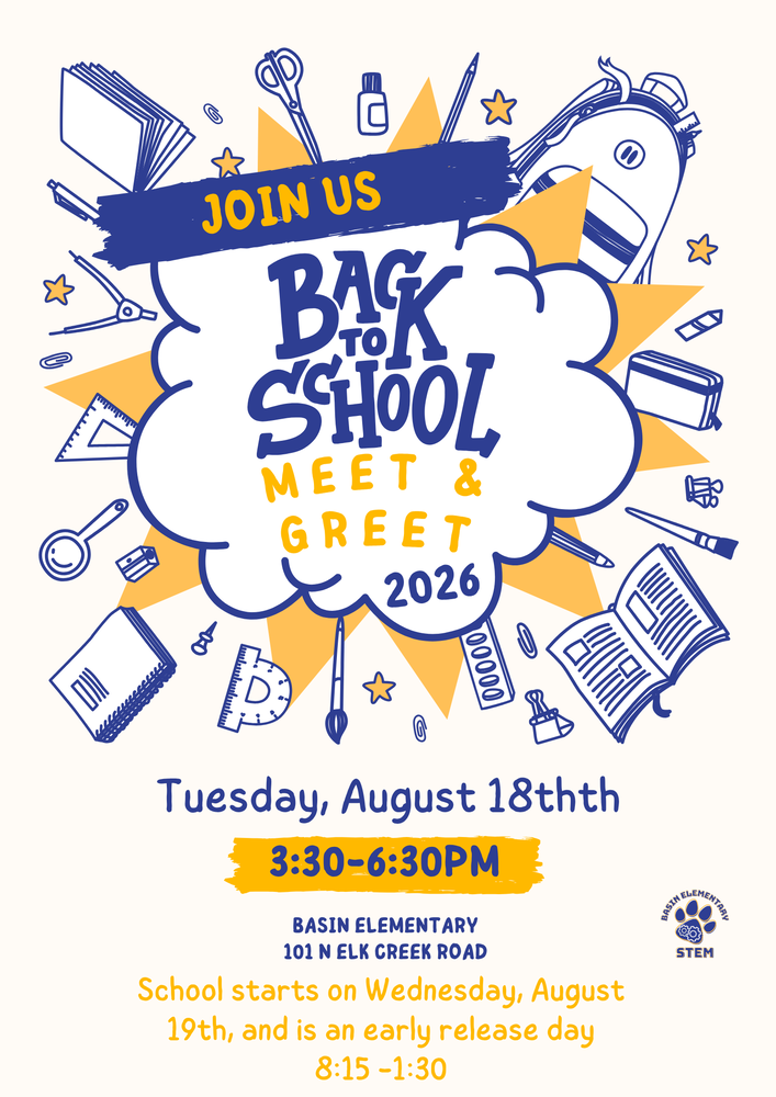 Meet and Greet Information , Tuesday, August 18th from 3:30 - 6:30