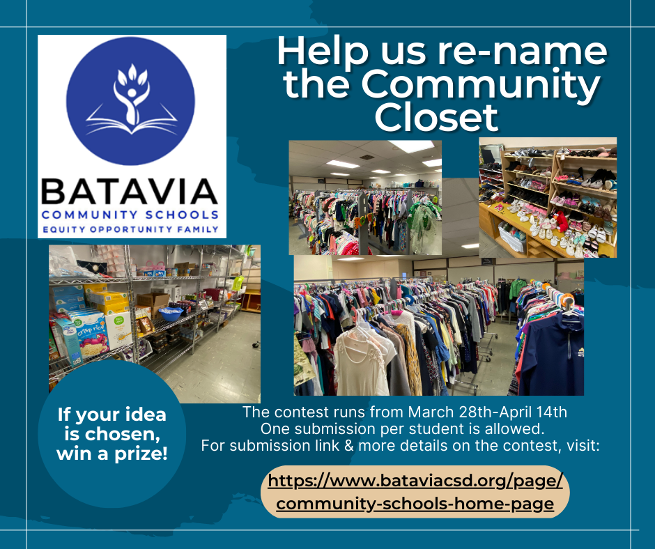 Batavia Community Closet Rename Contest Batavia High School