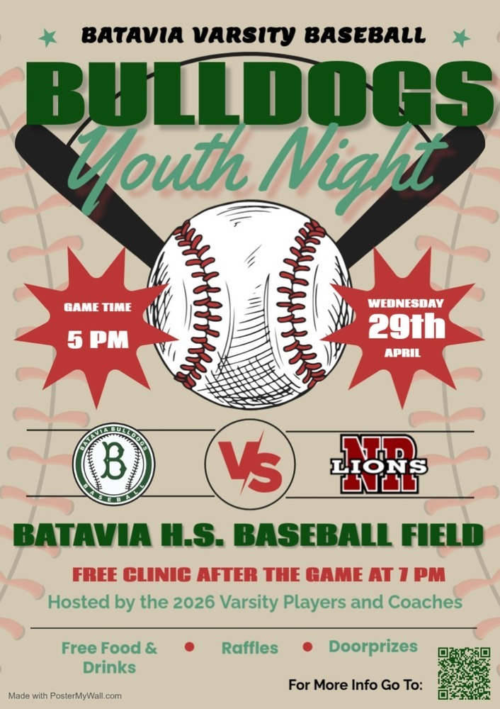 Batavia Varsity Baseball Youth Night