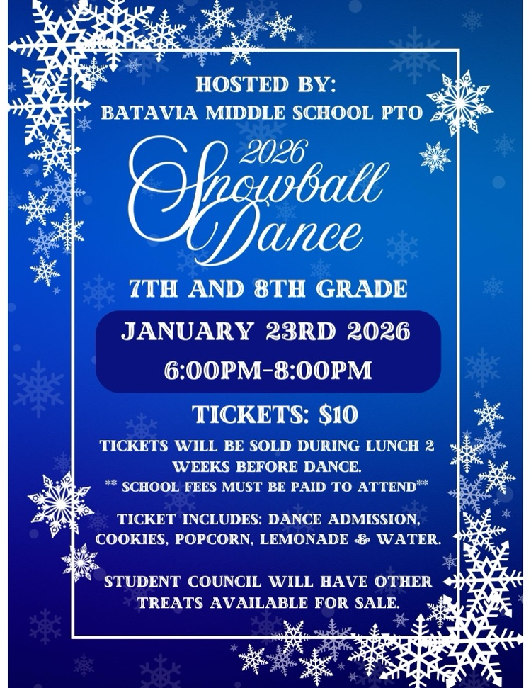 flyer for Snowball Dance