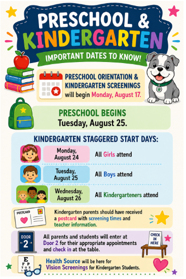preschool and kinder