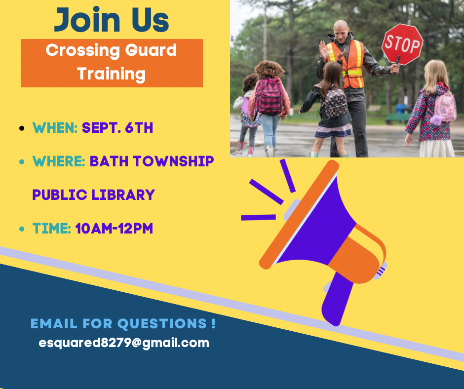 Crossing Guard Training Reminder