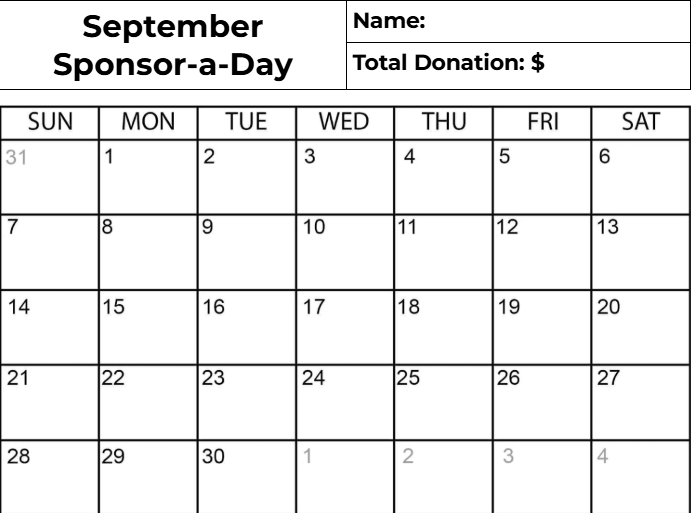 September calendar 