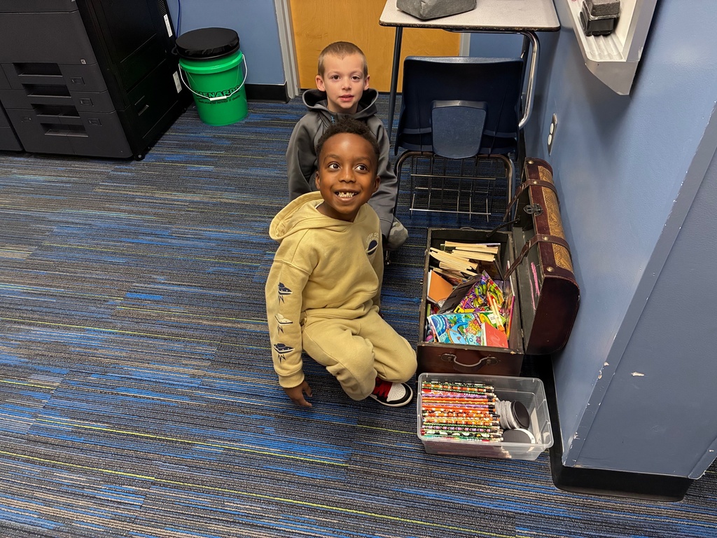 treasure chest  and student