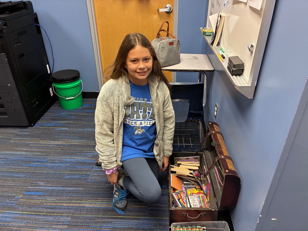 treasure chest  and student