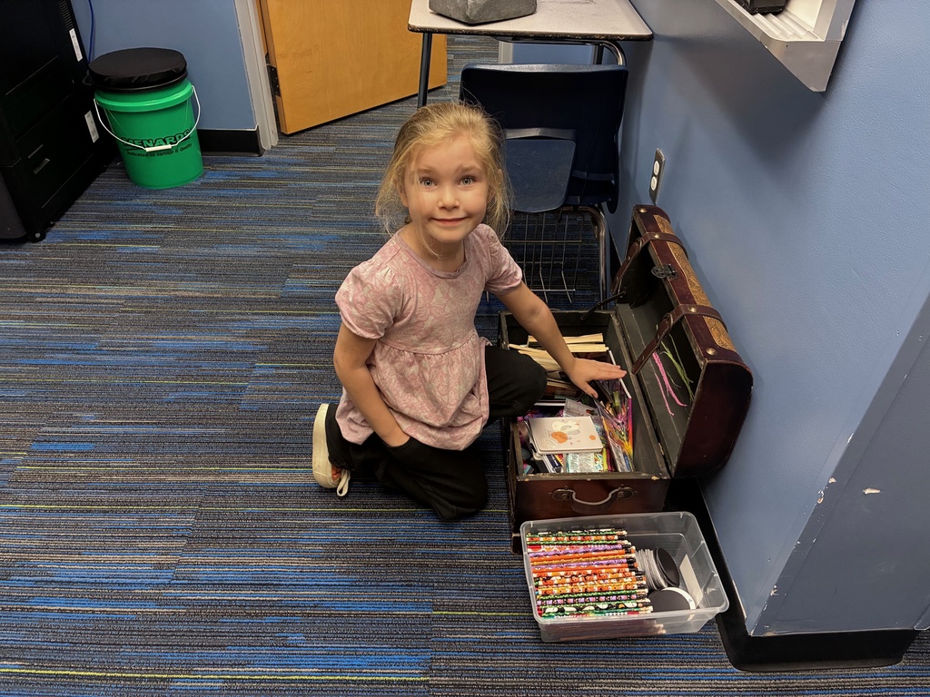 treasure chest  and student