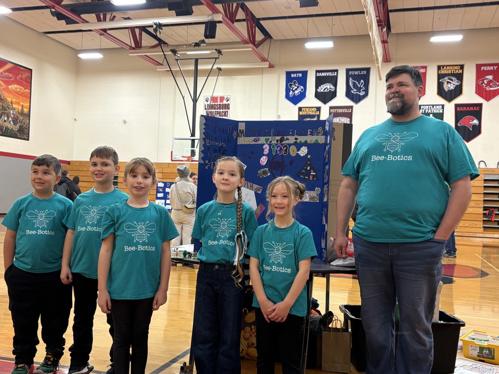 Students represented Bath Elementary at the Laingsburg Explore Festival, showcasing their work and discussing their learning with reviewers.