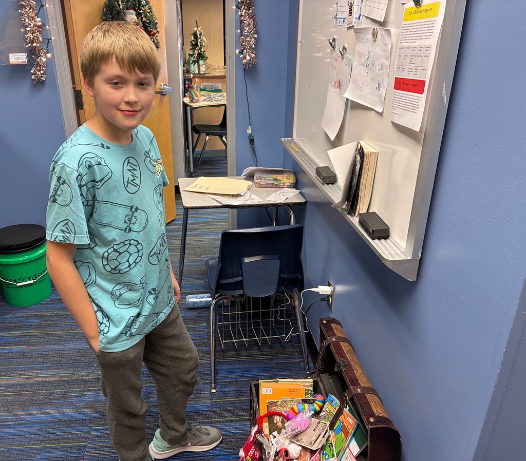 treasure chest  and student