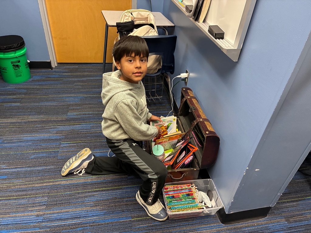 treasure chest  and student