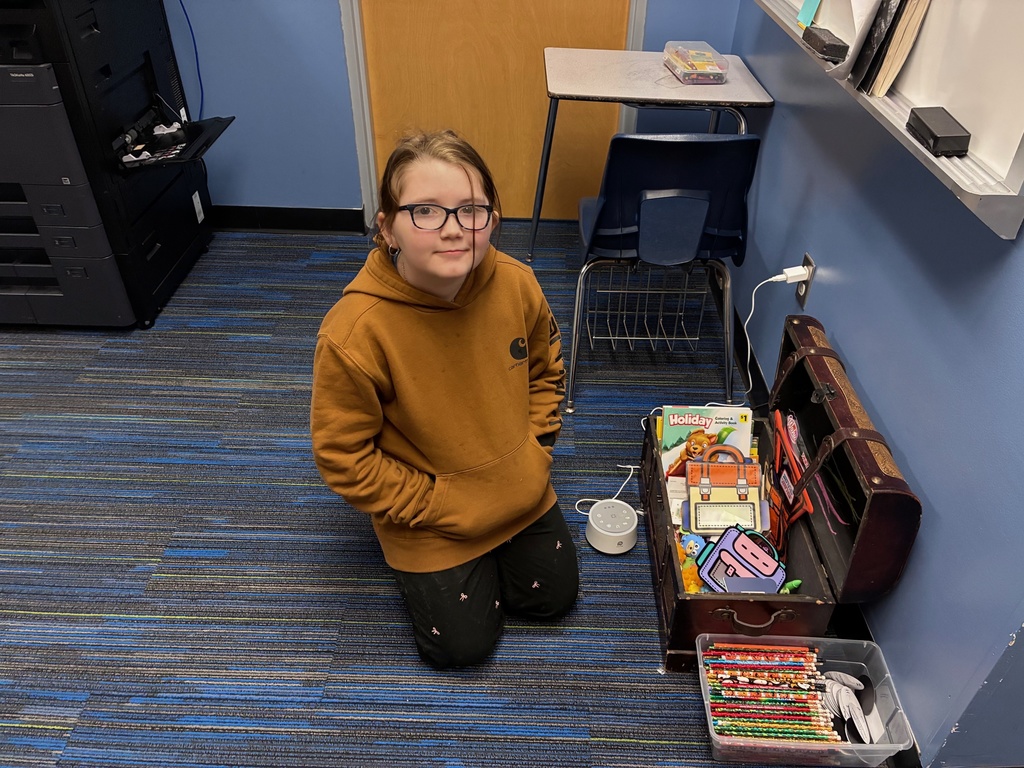 treasure chest  and student