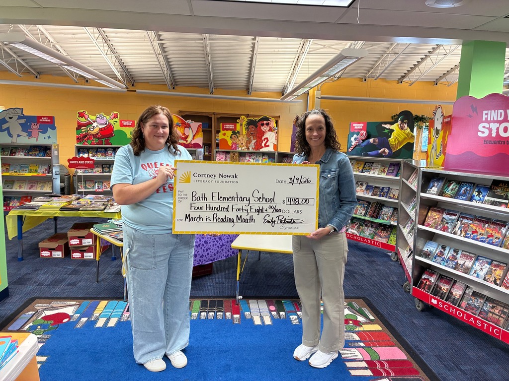 Miss Jess with grant check