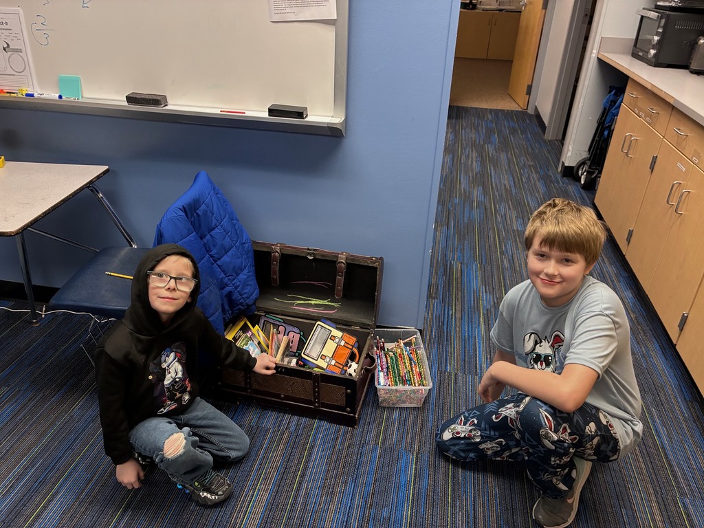 treasure chest  and student