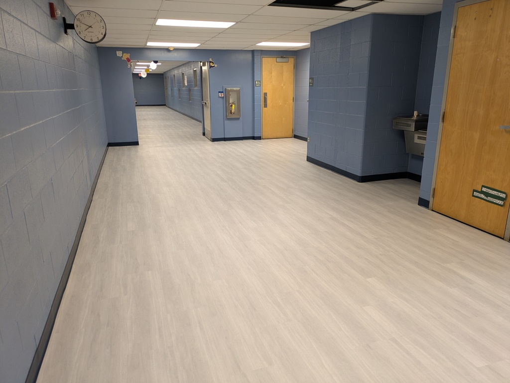 Hallway outside cafeteria