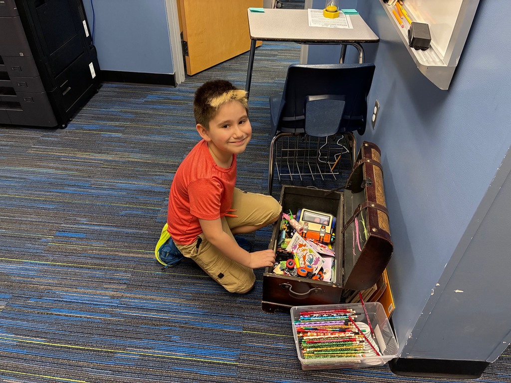 treasure chest  and student