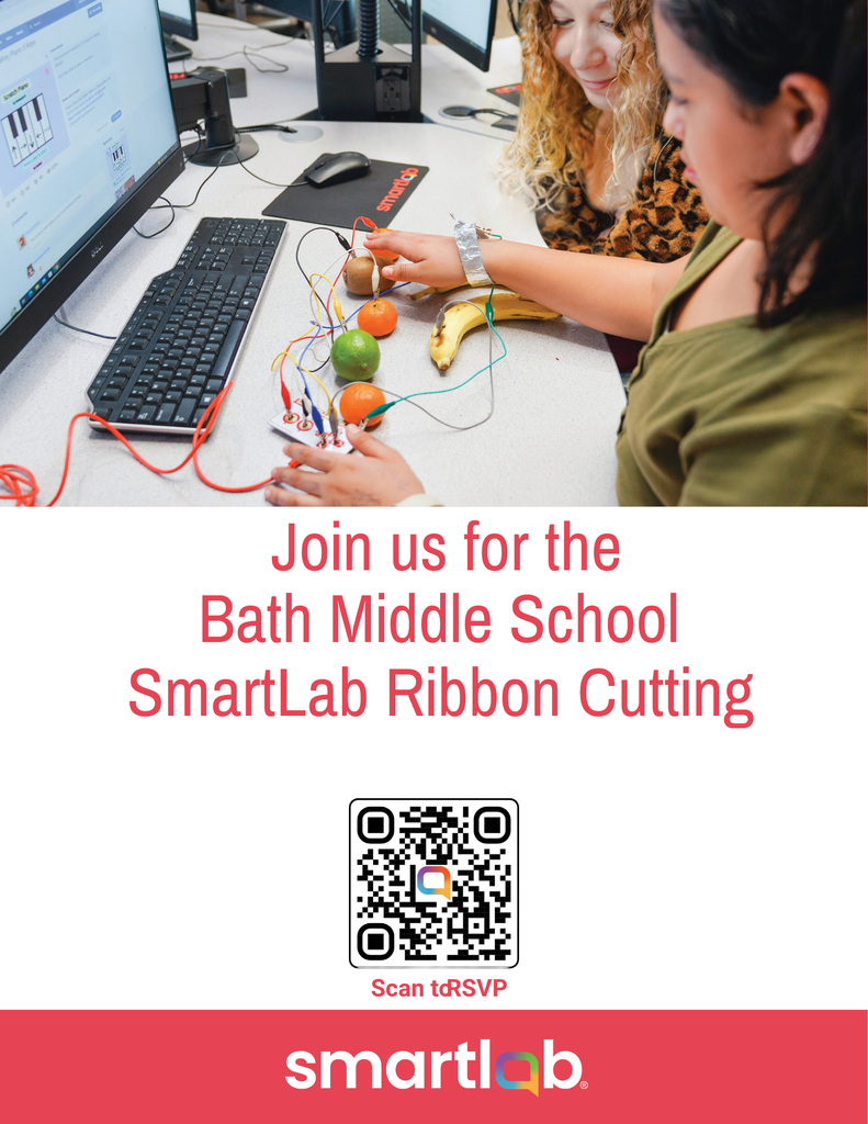 Students using a circuit kit with fruit.