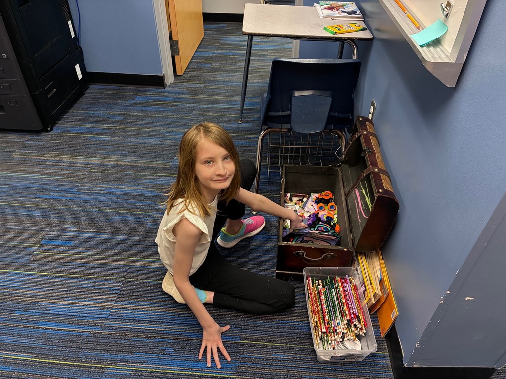 treasure chest  and student