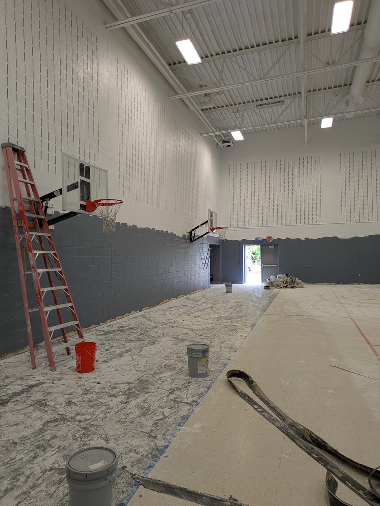 Elementary gym new paint