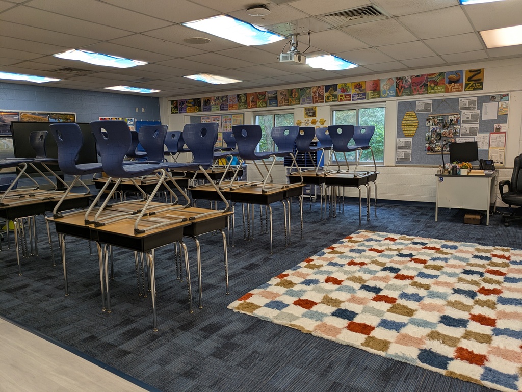 Classroom tables and chairs