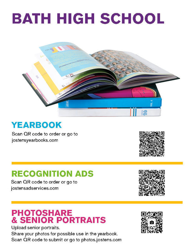 Yearbook orders, Recognition Ads and Portrait Sharing Information