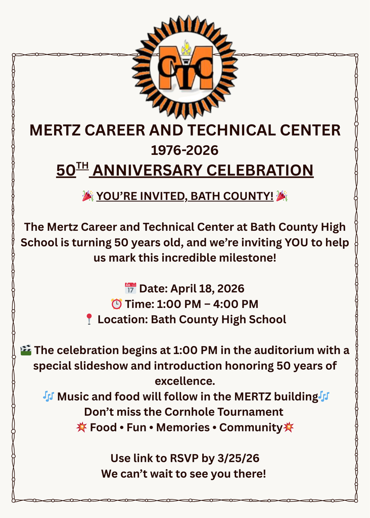 Mertz CTE Anniversary Invitation