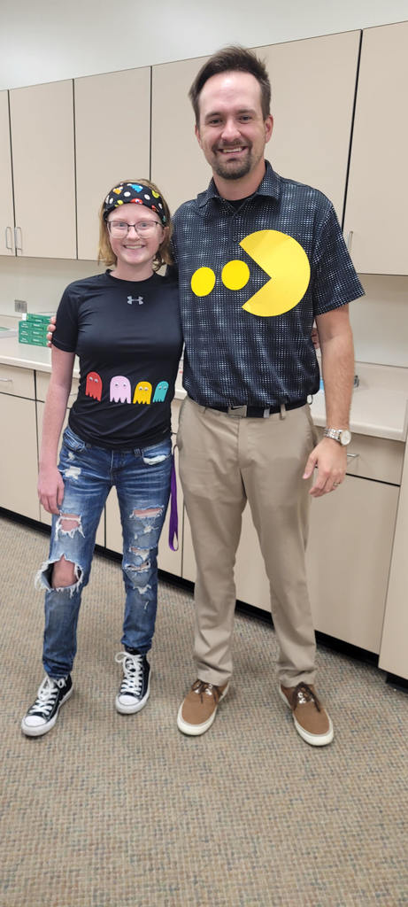 Dani and Mr. Lade = Pac Man Squad