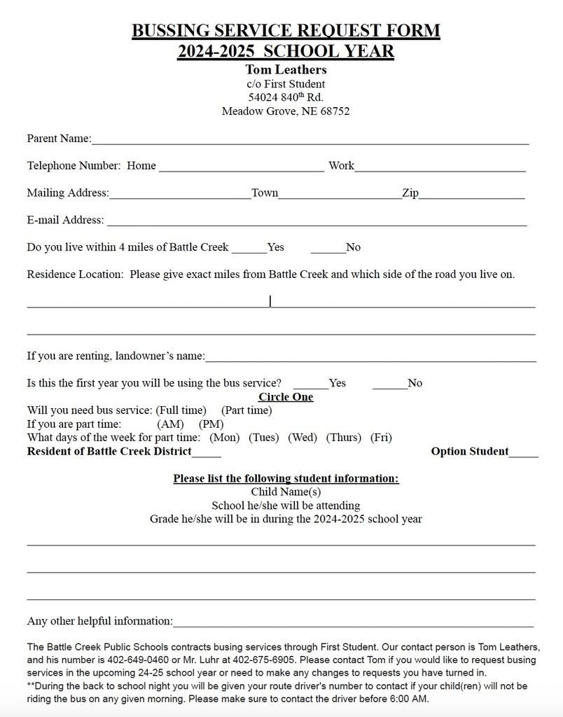 Bus Request