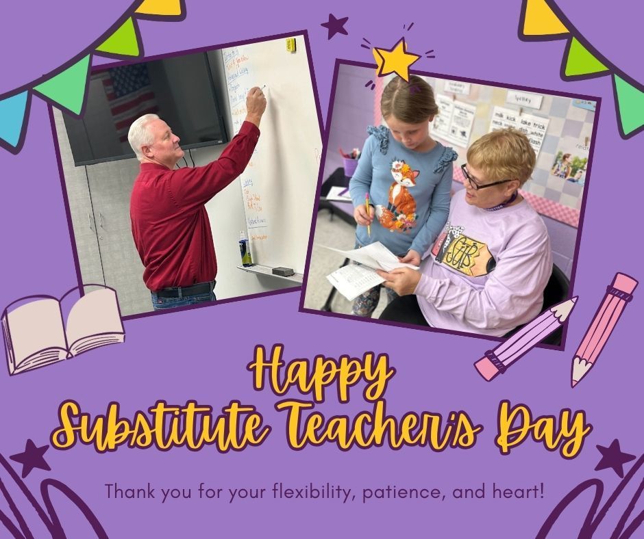 Substitute Teacher's Day Facebook Post