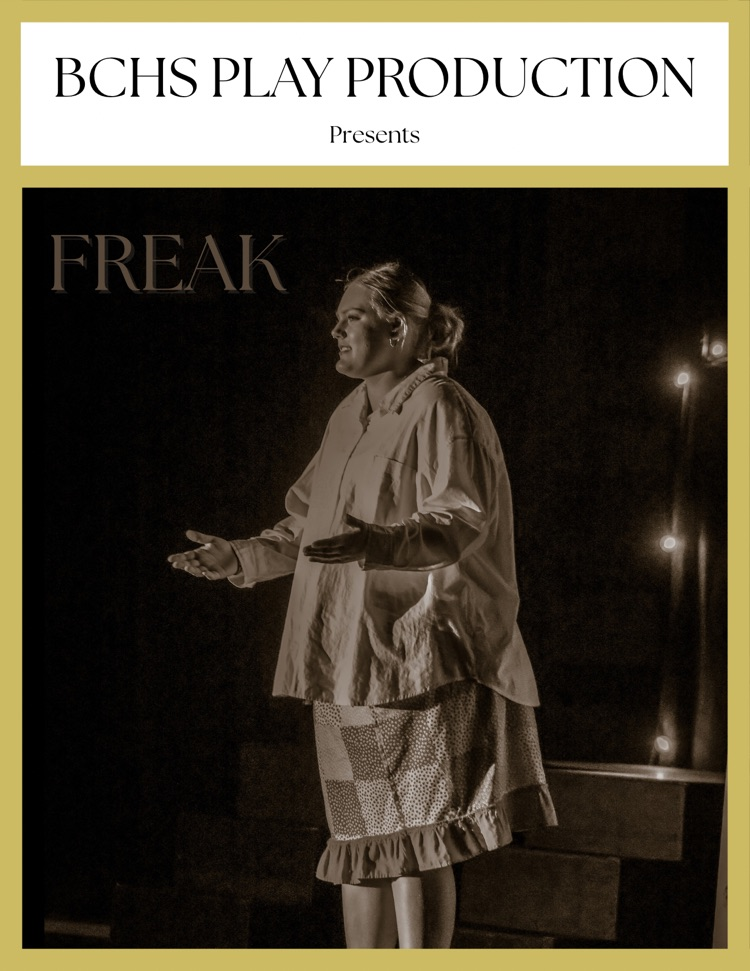 “FREAK” Playbill featuring Jaiden Ertzner as Lilly