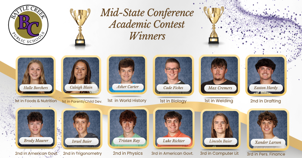 Academic Contest Winners