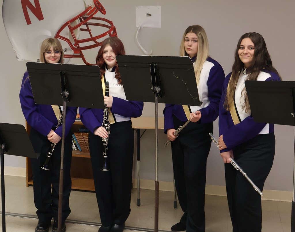 Flute/Clarinet Quartet (Ella Allen, Braelynn Throckmorton, Aubrey Henn & Ally Volk)