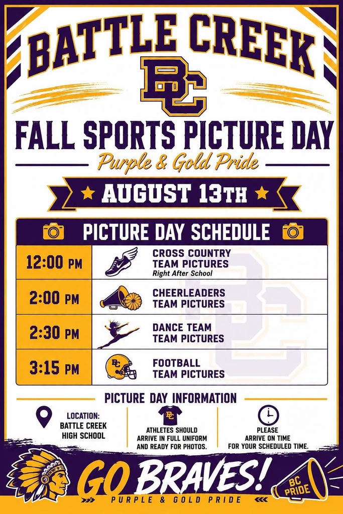 fall sports picture day