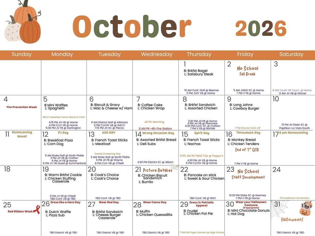 October