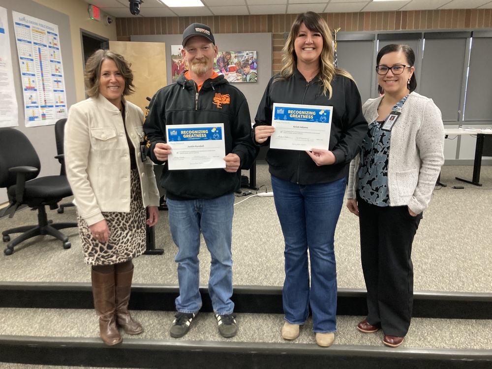 Recipients of the March 2026 Employee Recognition Awards