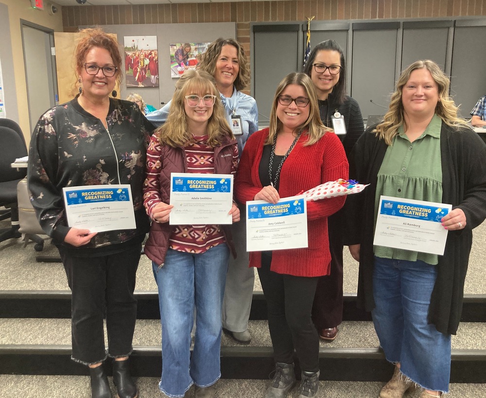 January 2026 Employee Recognition Award recipients