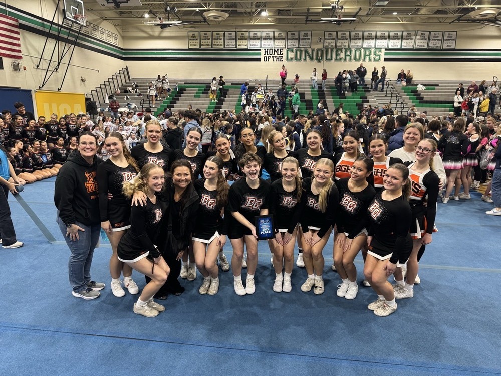 Battle Ground High School cheerleaders