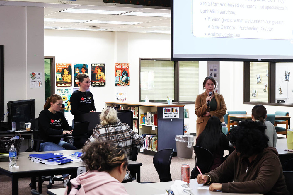 Health Occupation Students of America club at Prairie High School