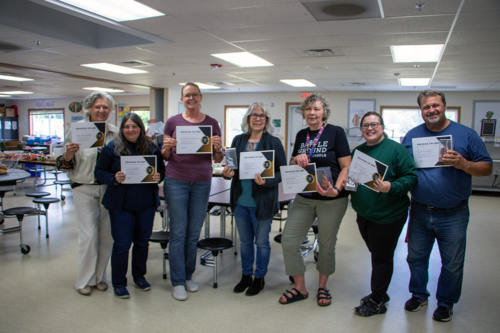 BGVA staff members pose for a photo