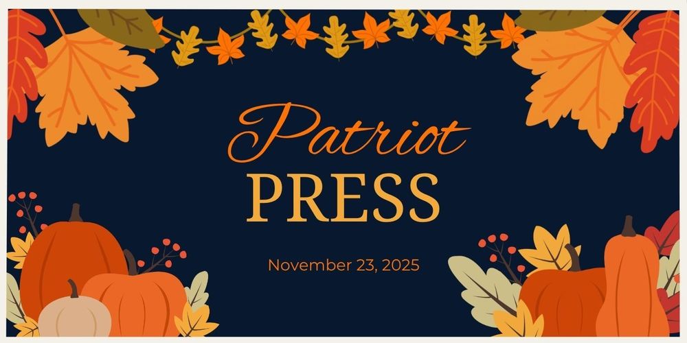 Patriot Press header 11/23/25