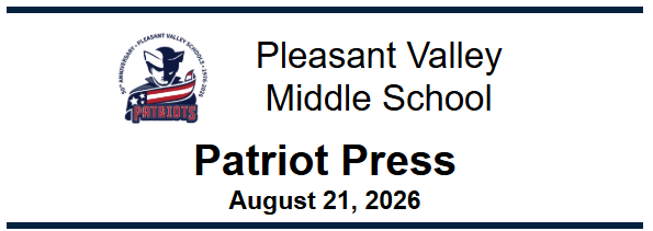 Patriot Press header 8/21/26