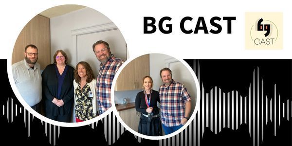 BG CAST with photos of guests