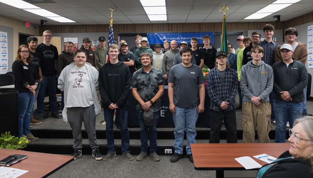Students who participated in the 2026 Apprenticeship Signing Day