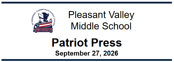 Patriot Press header 9/27/26