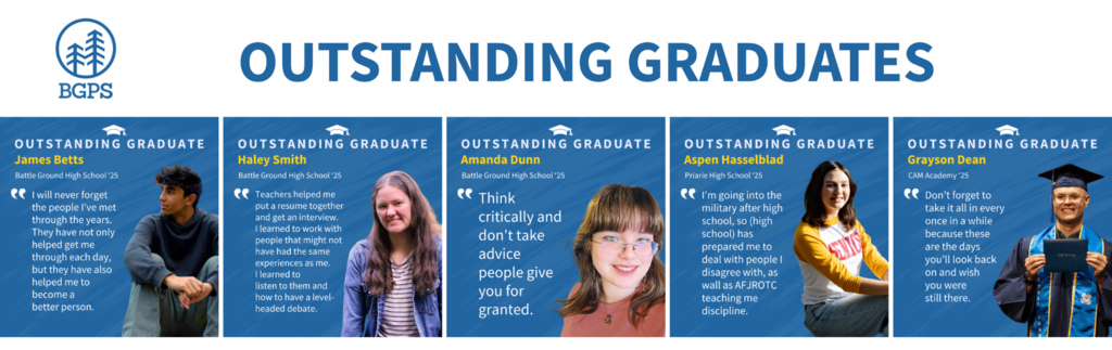 A collage of student photos