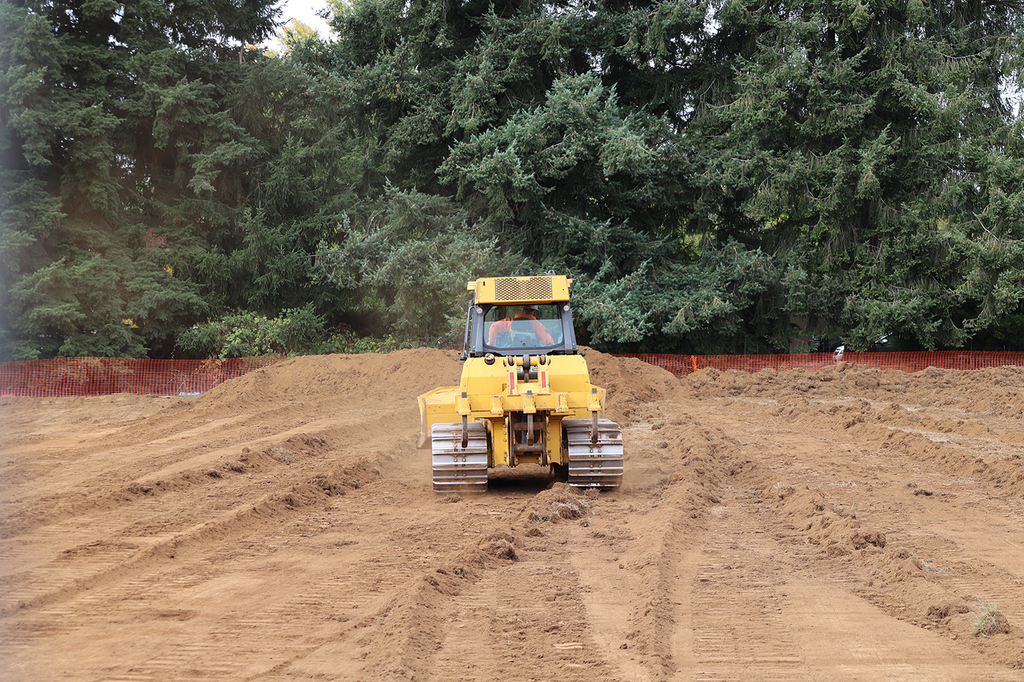 Construction on the new BGVA