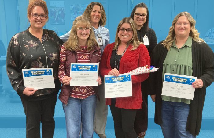 January 2026 Employee Recognition Award recipients