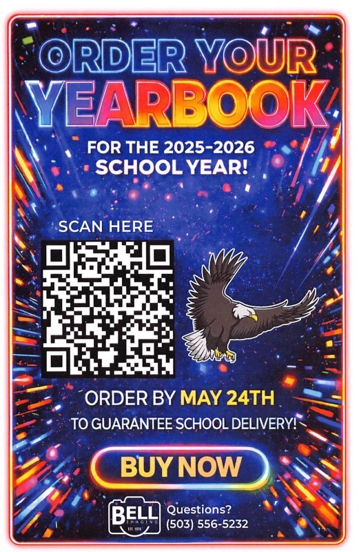 yearbook sale through may 24 qr code