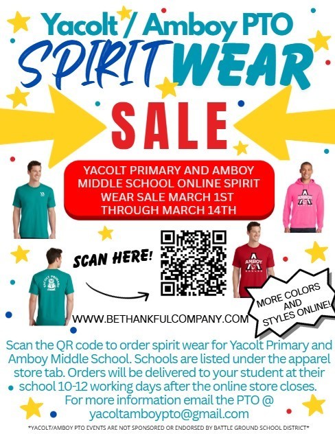 spirit wear sale through march 14 at bethankfulcompany.com