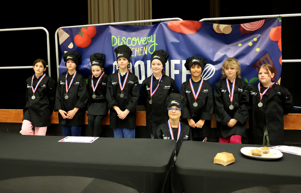 The student-chefs who participated in the 2026 Discovery Kitchen Cook-off
